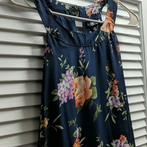Navy sleeveless dress